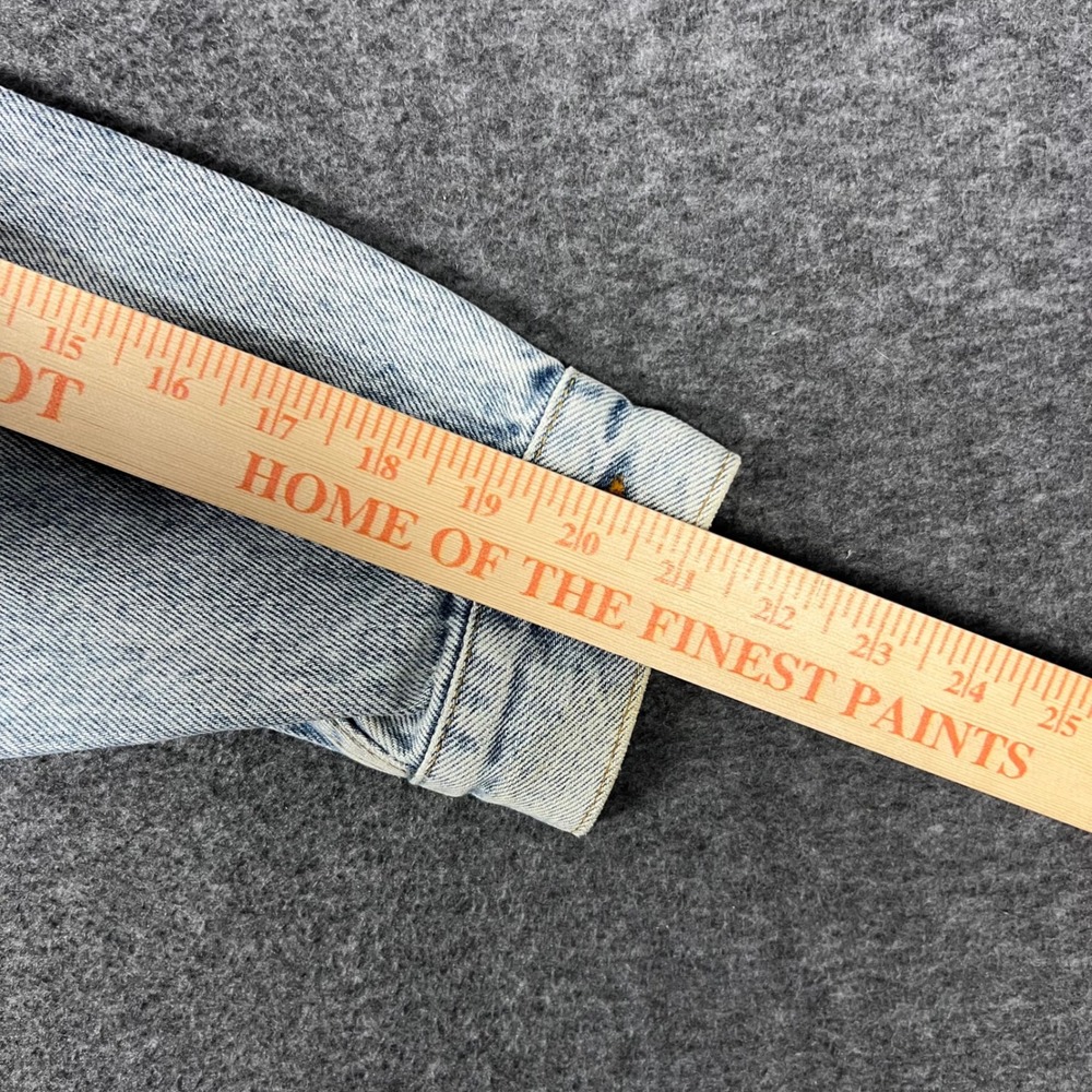 Vintage 90s Levi's Denim Trucker Jacket Medium Type 3 70507 0219 Acid Wash USA - Picture 9 of 9